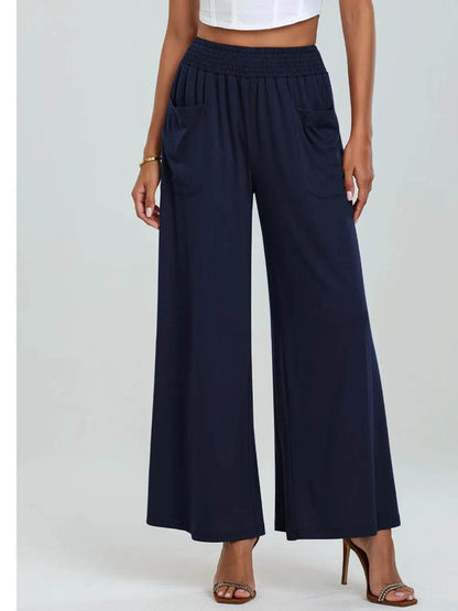 Pocketed Elastic Waist Wide Leg Pants Trendsi 74e412bf-af3f-4e67-b37d-2789937f415b-Max