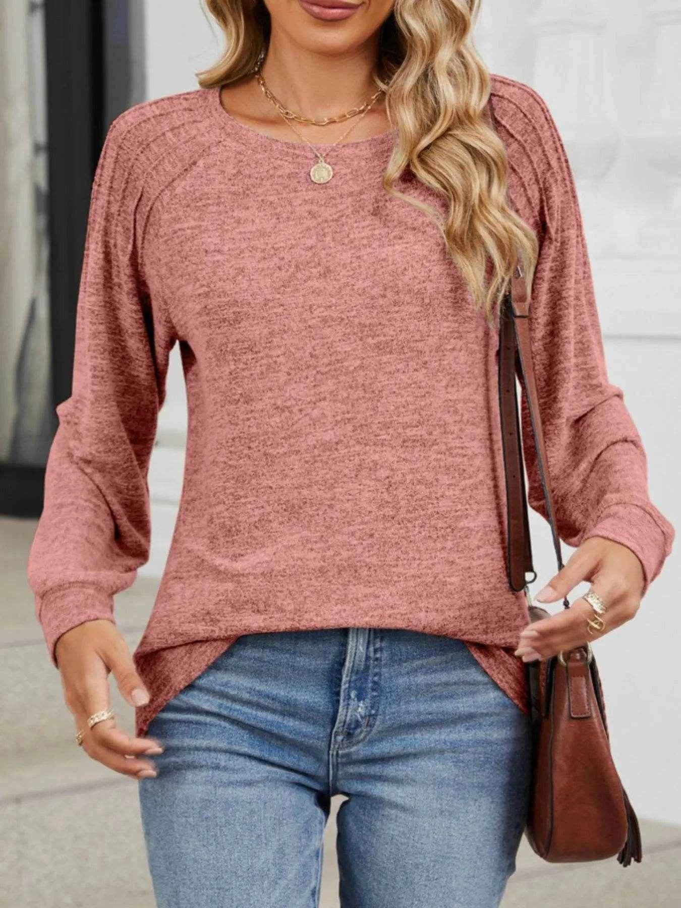 Round Neck Long Sleeve T-Shirt Trendsi 74f9e64f-8213-4e37-97e6-7fdc755aa546-Max-Origin