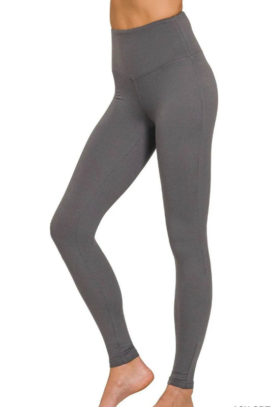 Zenana Premium Microfiber Wide Waistband Leggings Trendsi 75acbf80-c608-4dd2-9b72-7110ffeef948-Max-Origin
