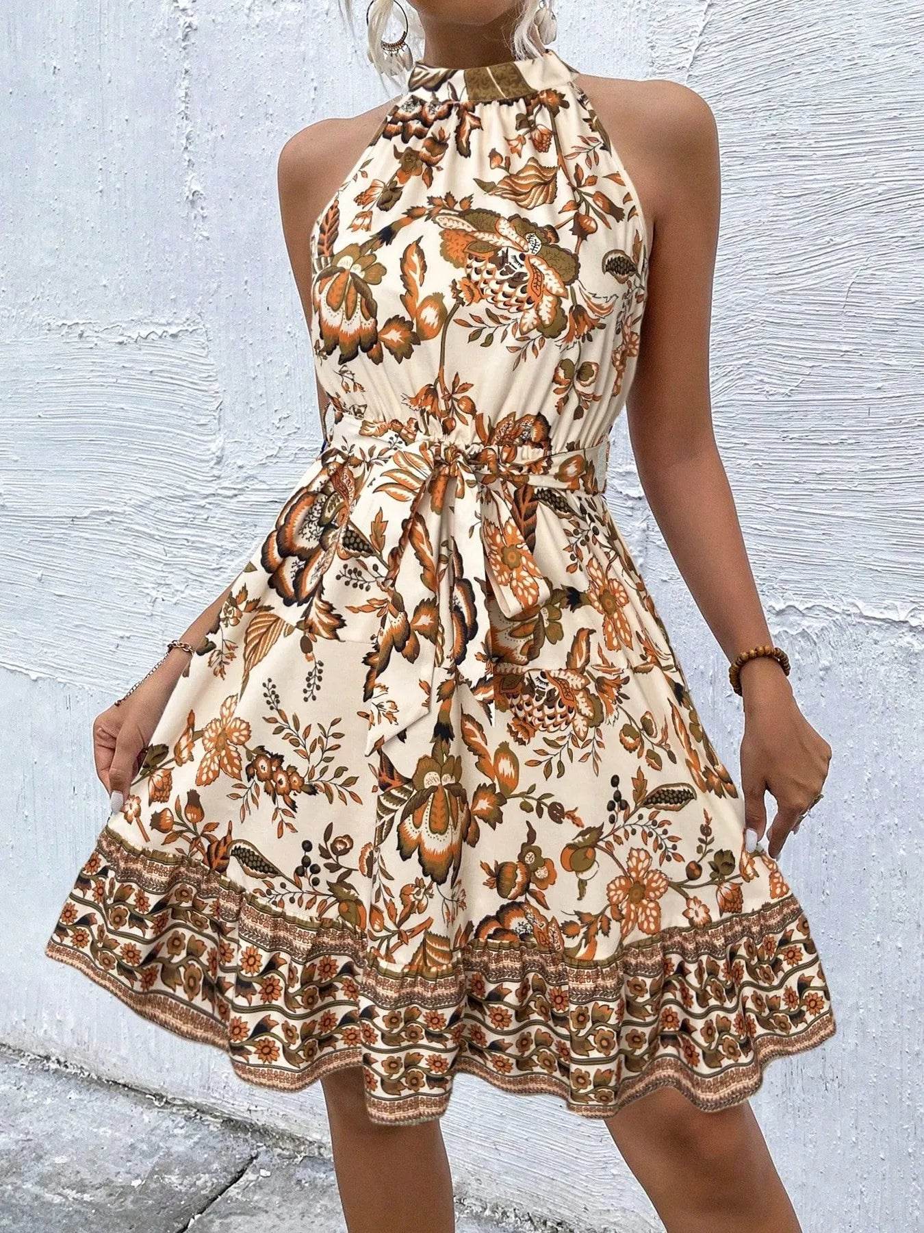 Floral Halter Neck Summer Mini Dress Trendsi 76380b0e-9e79-4cc4-abc9-a79b5af4213e-Max-Origin