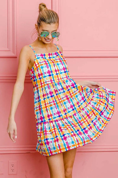 BiBi Multi Colors Plaid Sleeveless Sun Dress Trendsi 767553c30687457183b9b68d77029406-Max-Origin