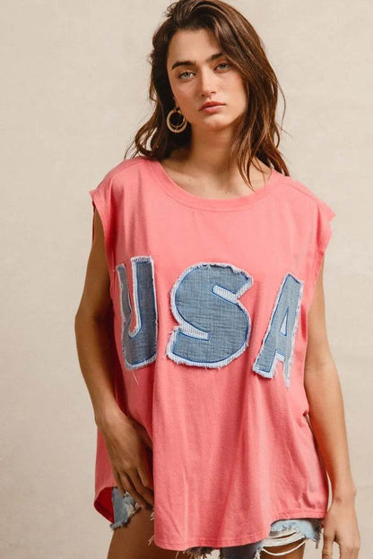 BiBi Washed Jersey With Usa Patched Raw Cut Edge Detail Trendsi 7695016caaf84ed699e4d0e5981bf409-Max-Origin