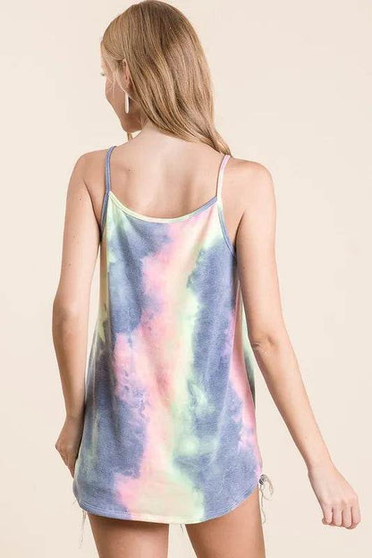 BiBi Tie Dye Terry Camisole with Caged Neck Trendsi 76cce75a809f463eb63a17e56f72d276-Max-Origin