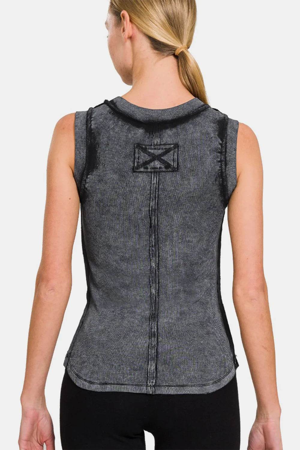 Zenana Washed Ribbed Round Neck Slim Tank Trendsi 76d1f068-5aa9-438a-804f-efadea54aef6-Max