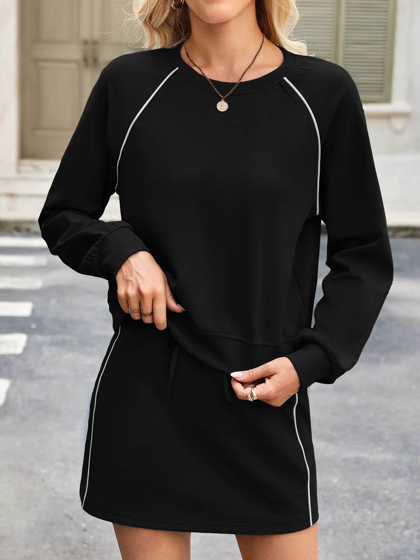 Round Neck Raglan Sleeve Top and Skort Set Trendsi 76e3ddccffa045ae9e27b25810f25a9d-Max-Origin