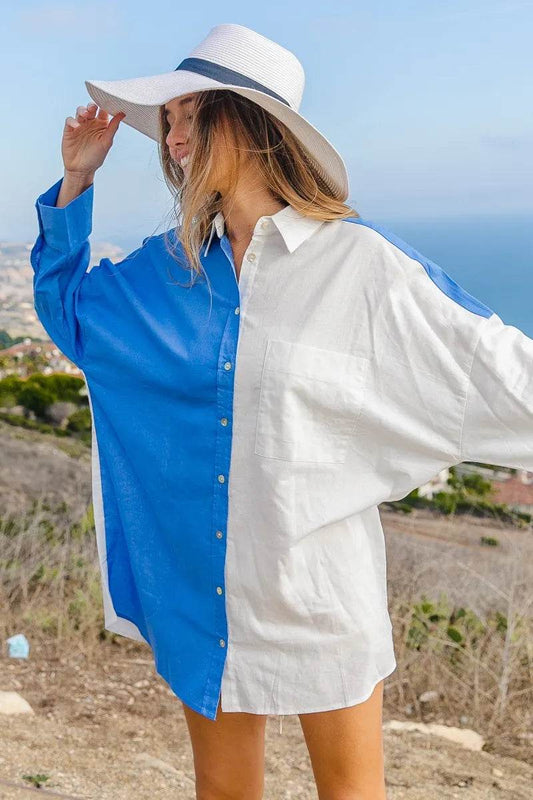 BiBi Oversized Color Block Shirt Trendsi 772b6b9b1c454a19b1e565b466cd5eb9-Max-Origin