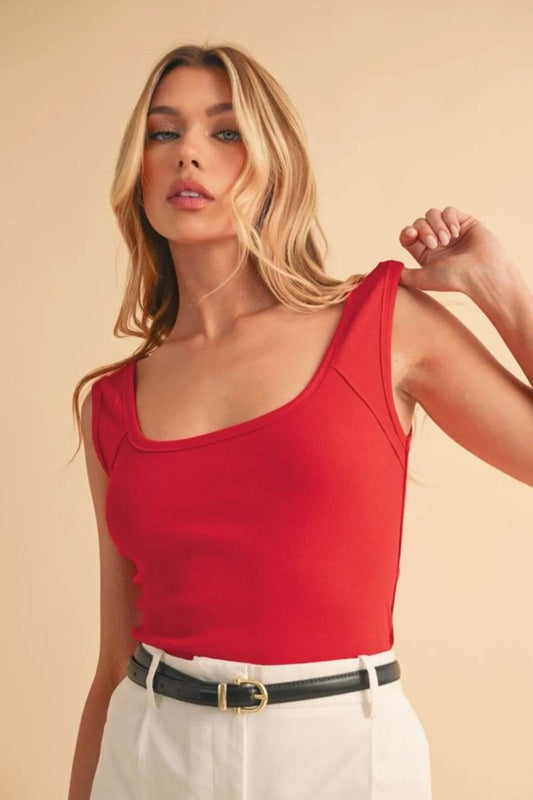 Aemi+Co Square Neck Wide Strap Tank CHERRY Trendsi 773b6e9b-477c-4dfa-80e3-462ca79a4191-Max-Origin