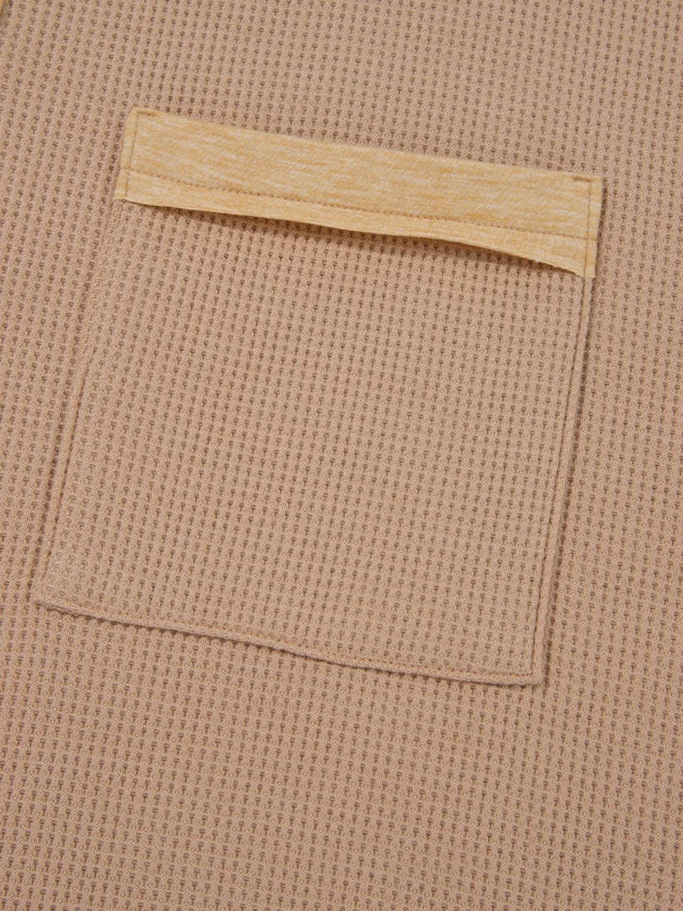 Waffle Textured Tunic Henley Top with Slits Trendsi 77fa3bf51b2141aea05ac505fccf794a-Max-Origin
