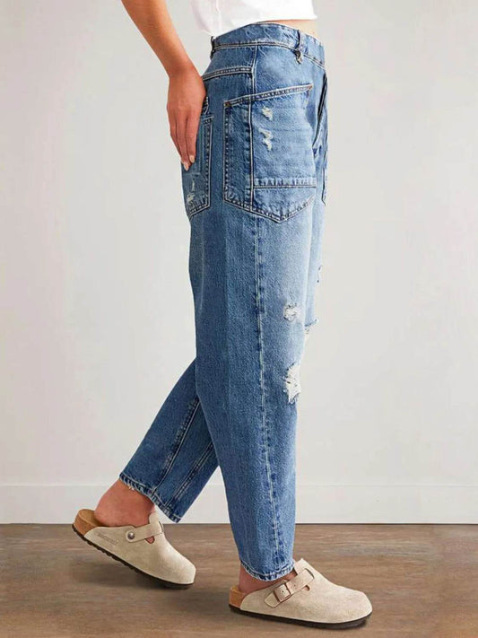 Distressed Jeans with Pockets Trendsi 77fec8dc-3349-44b6-bd33-35b6855a3c18-Max-Origin