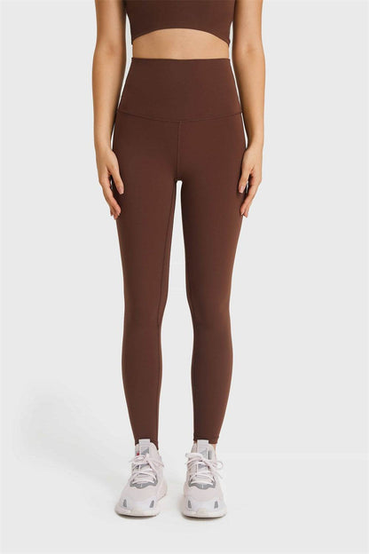 Millennia Ultra Soft High Waist Leggings Coffee Trendsi 78447195386e46f685220fbeb721e848-Max