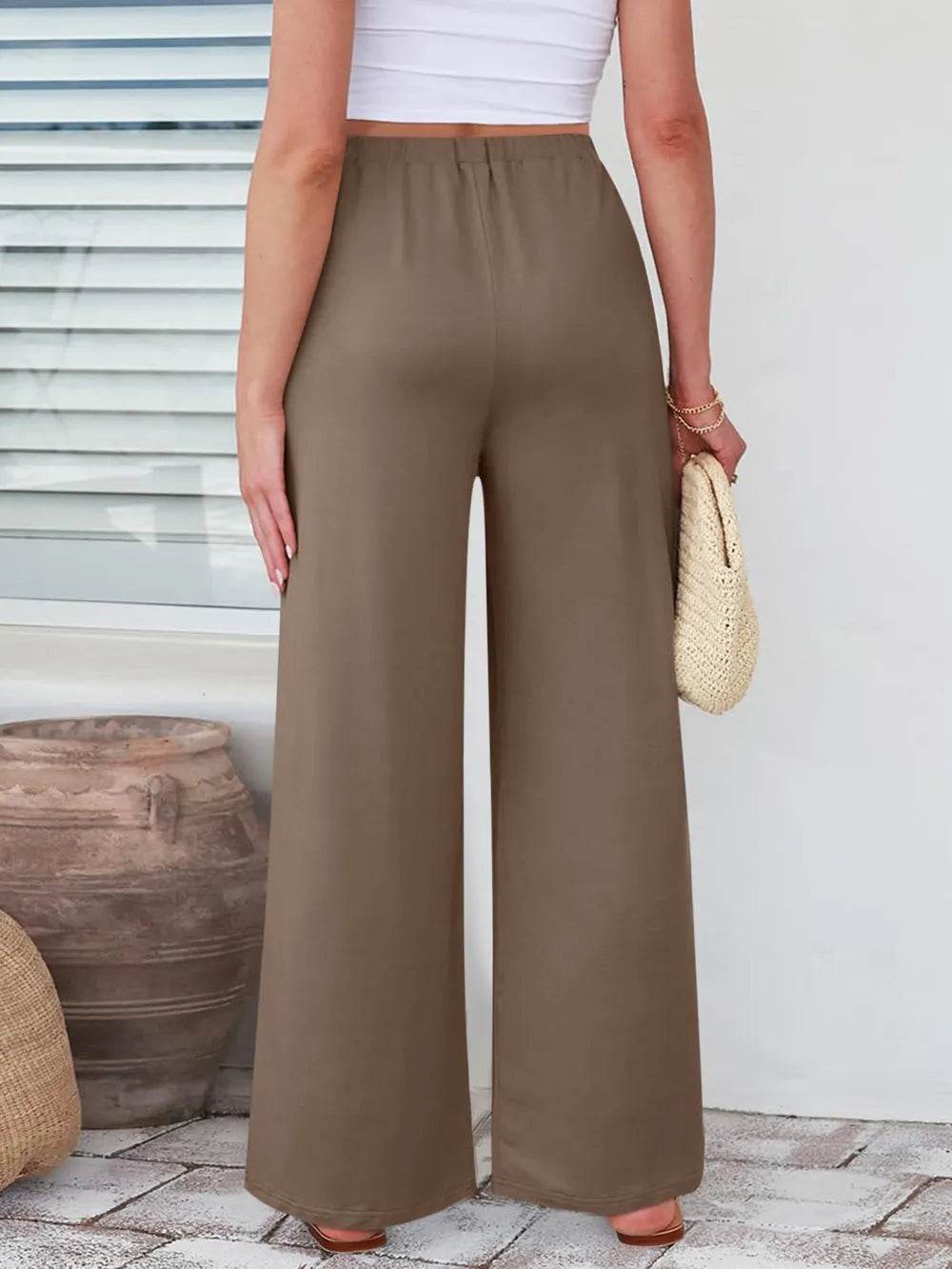 Elastic Waist Wide Leg Pants Trendsi 785c875c-289f-4aa4-b9a1-51cc641aac6d-Max