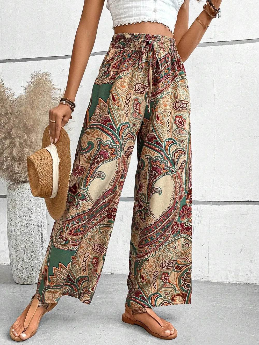 Printed Wide Leg Pants Trendsi 787003e8-cf96-4fed-82f8-040322fa72f5-Max