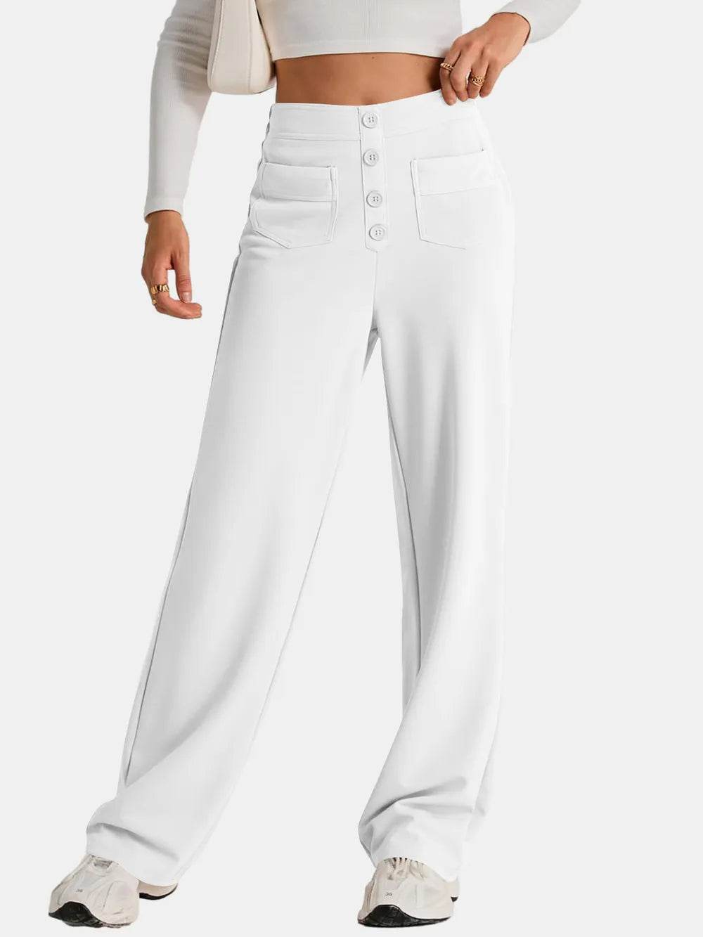 High Waist Wide Leg Pants White Trendsi 787166b1-0bc8-4d4a-a99b-38ab118f7700-Max