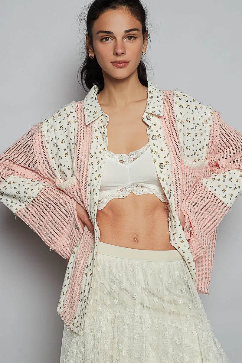 POL Floral Crochet Patchwork Long Sleeve Shirt PEACH FLORAL Trendsi 7884c2bf-5f5a-4627-af37-ede59aa5956d-Max-Origin