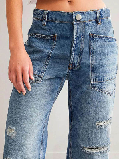 Distressed Jeans with Pockets Trendsi 78a9113d-db0b-4209-8b6a-59793bc2b8b0-Max-Origin