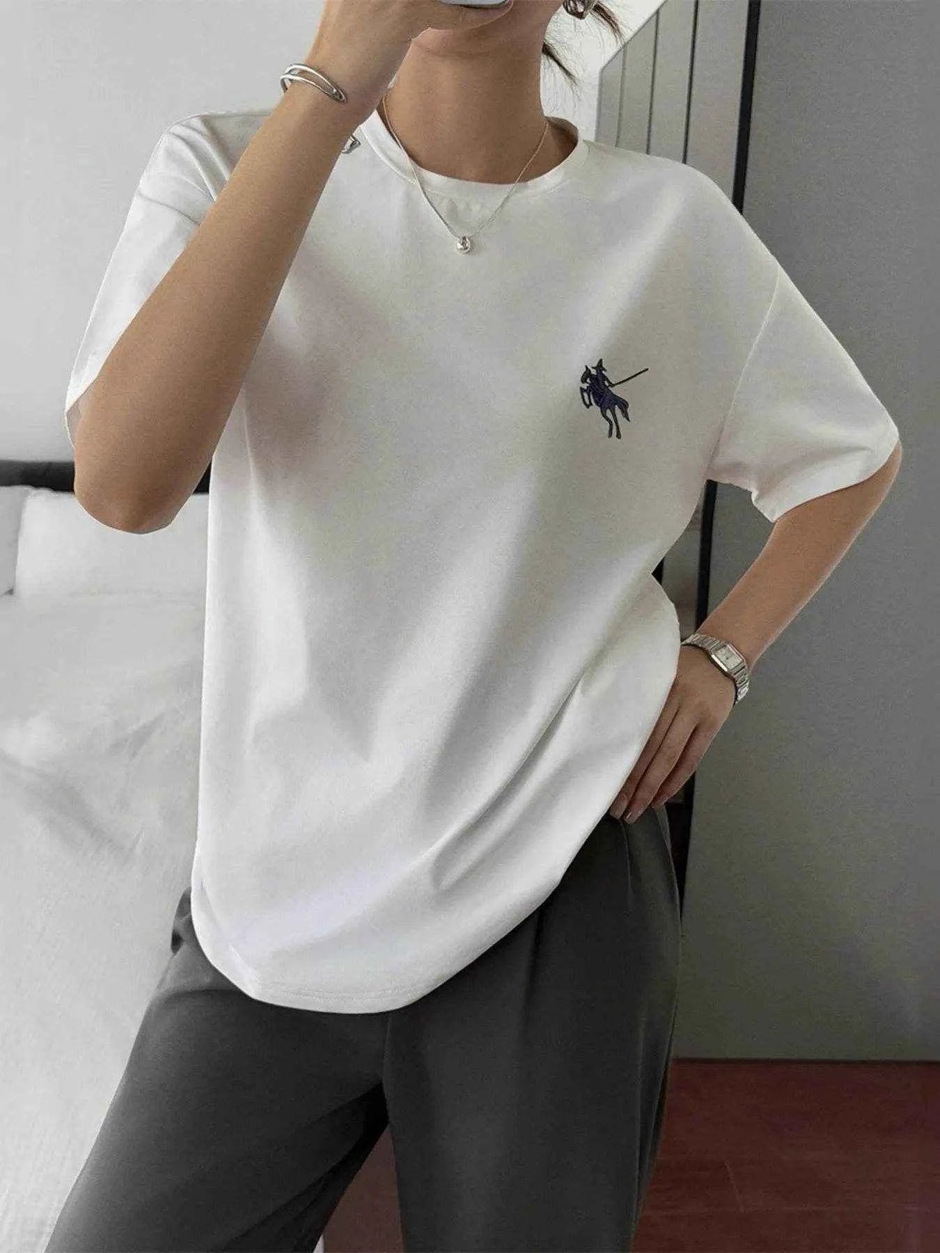 Round Neck Short Sleeve T-Shirt Trendsi 78b1cdedda6f492eac643c2747a4a5c1-Max-Origin