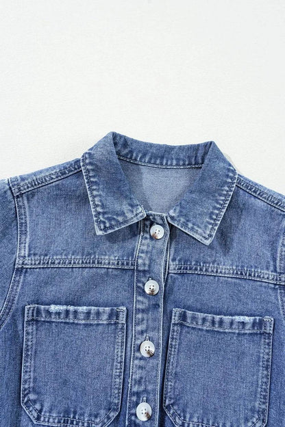 Chest Pocket Front Buttoned Folded Edge Denim Short Sleeve Romper Trendsi 791bc6cd-be75-4b9d-97df-61f26634af70-Max-Origin