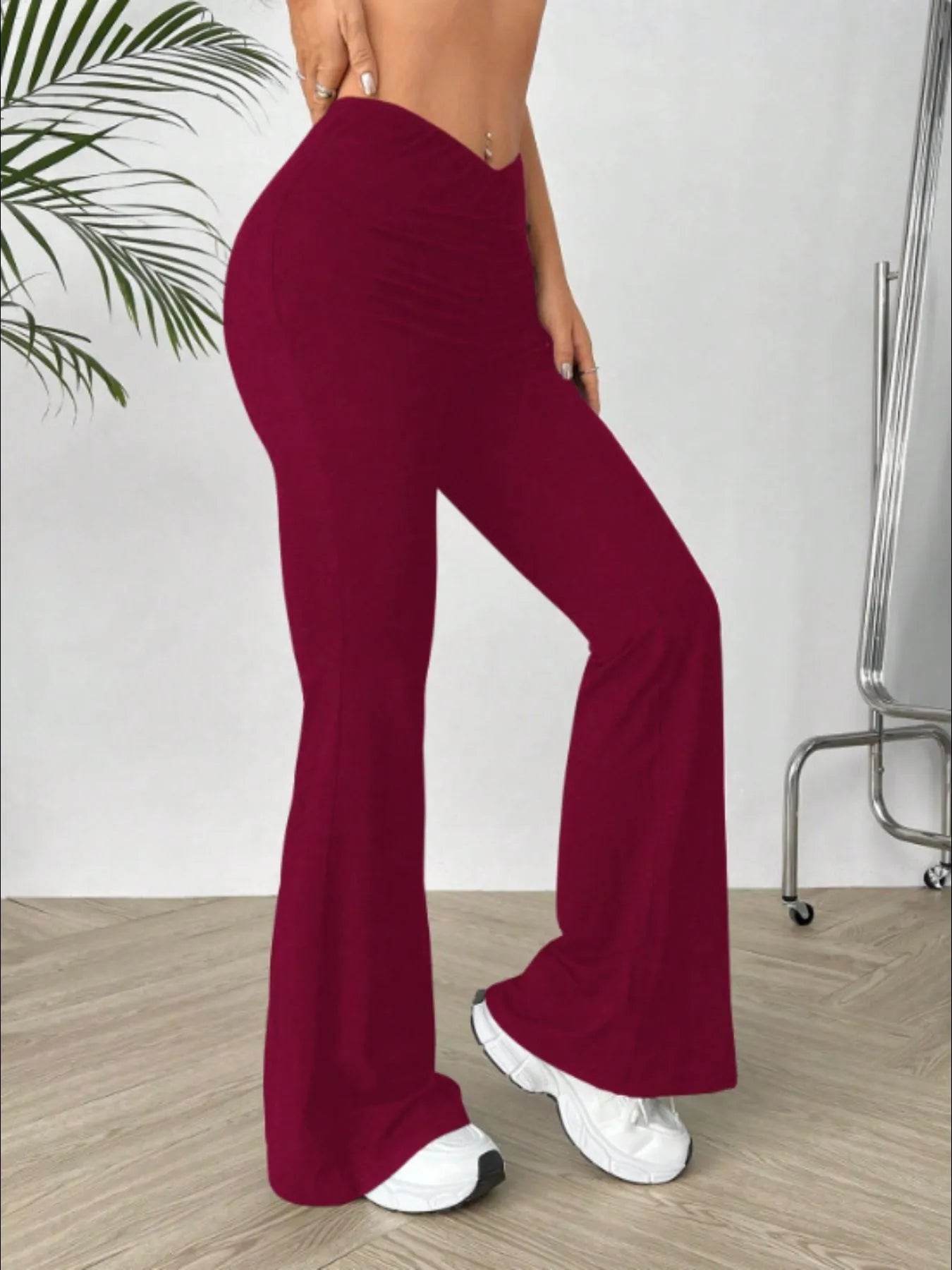 High Waisted Flare Pants Trendsi 792c7e94-9d5e-4a50-8425-ba1aa8333649-Max-Origin