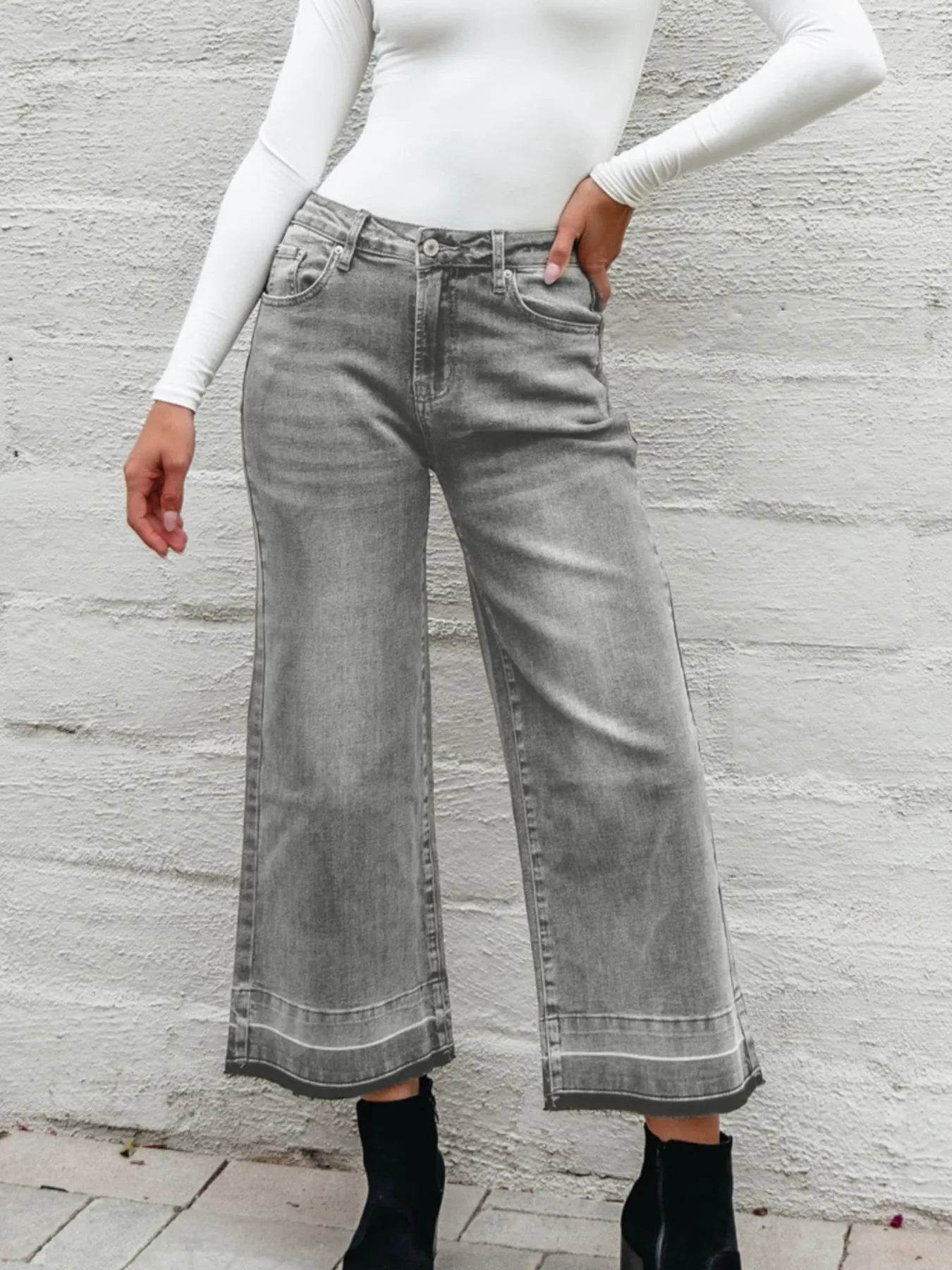 High Waist Wide Leg Washed Jeans Trendsi 793ef4cd-ae04-4b01-83ee-04d453edb8e3-Max-Origin