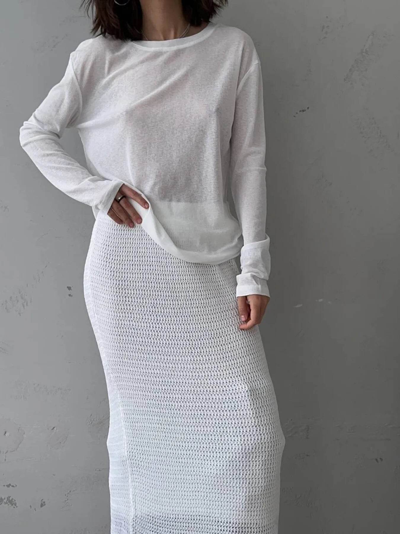 Knotted Long Sleeve T-Shirt Trendsi 795a4b46c8b749af89ff405099db055b-Max-Origin