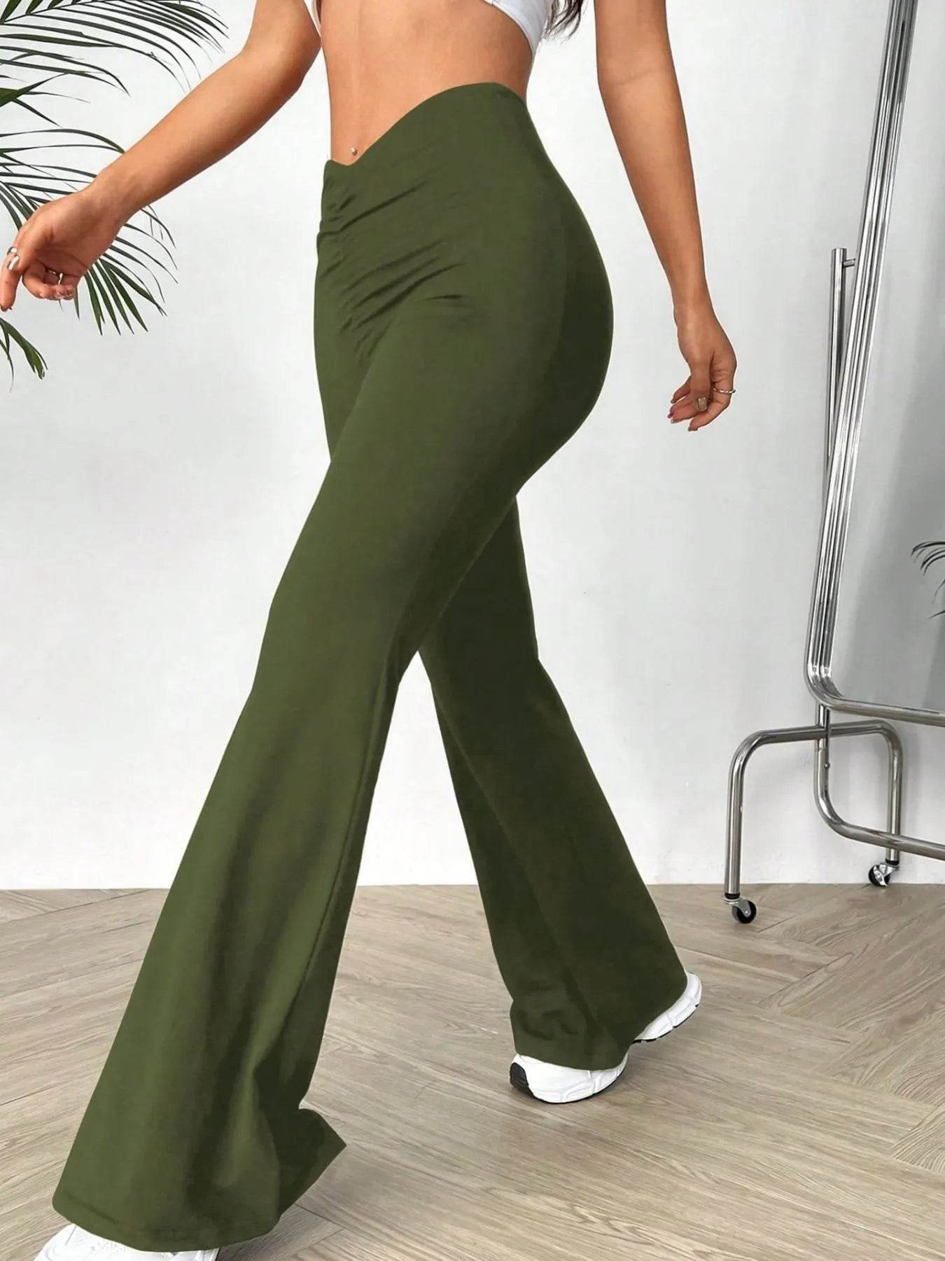 High Waisted Flare Pants Trendsi 79773de2-4c61-4383-91f5-9961f6071c3e-Max-Origin
