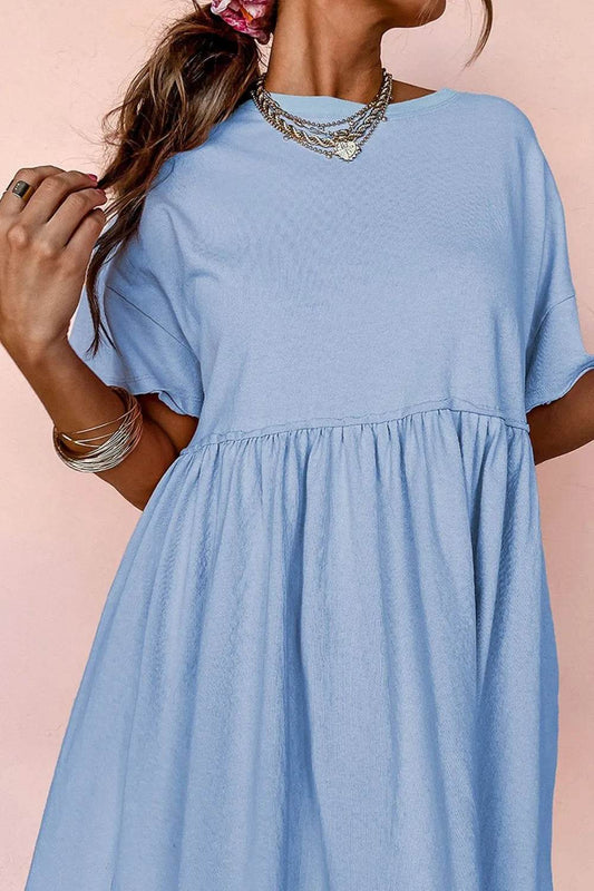 Round Neck Half Sleeve Mini Tee Dress Trendsi 79934fdf-eeb0-42f2-9be7-2a40cdc35bd0-Max-Origin