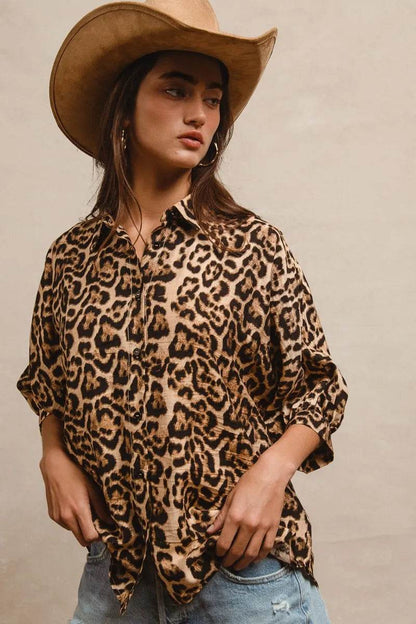 BiBi Leopard Prints Overseized Short Sleeves Top Trendsi 799b6c97ff4c4b5baa1bda3c3751be5d-Max-Origin