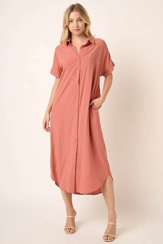 Mittoshop Collared Neck Dolman Short Sleeve Midi Shirt Dress Trendsi 79aa535d-fce5-4823-9a61-7e7ceeb4c01a-Max