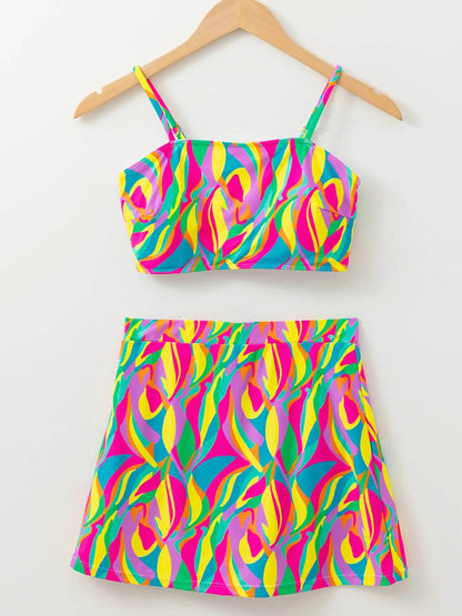 Multicolour Abstract Print Textured Spaghetti Strap High Waist Bikini Set Trendsi 79ad954a2c164d0aaf4abfacea33a845-Max-Origin