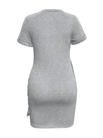 Round Neck Short Sleeve Mini Tee Dress Trendsi 79e0ea4e-1ced-4831-8cd9-4c2f6d25e25a-Max-Origin