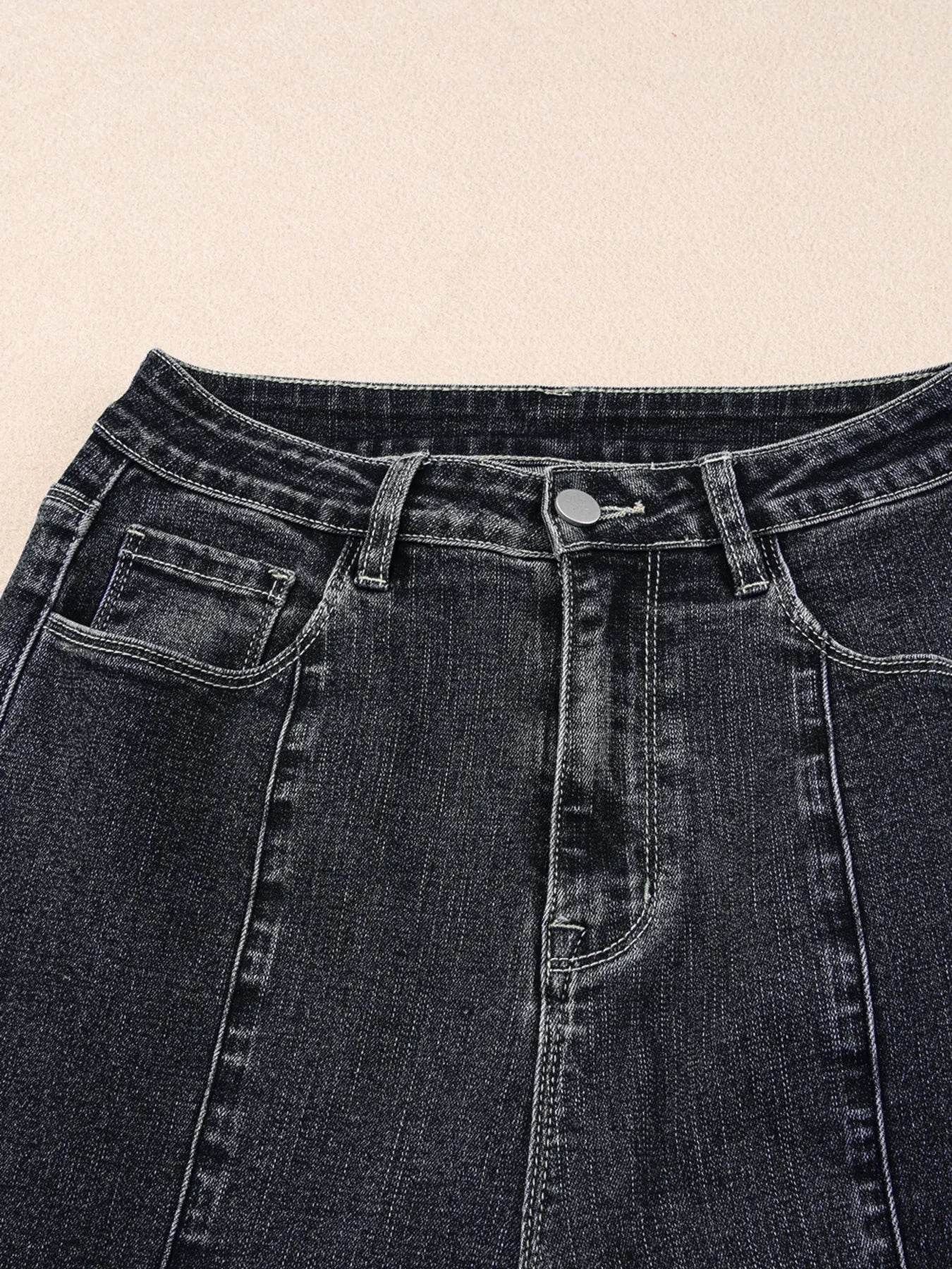 Seam Detail Flared Bottom Ankle Length Jeans Trendsi 79e6e2d86a604d6091f9d3d80d9aa9ce-Max-Origin
