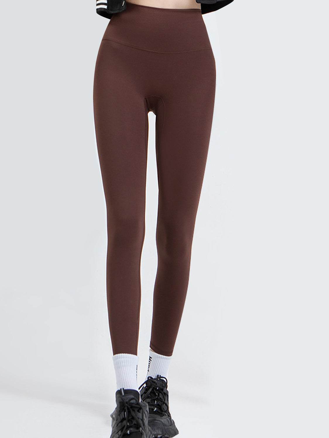 Wide Waistband Sports Leggings Trendsi 7a2297b28507480cbc9bae9d2cf18942-Max