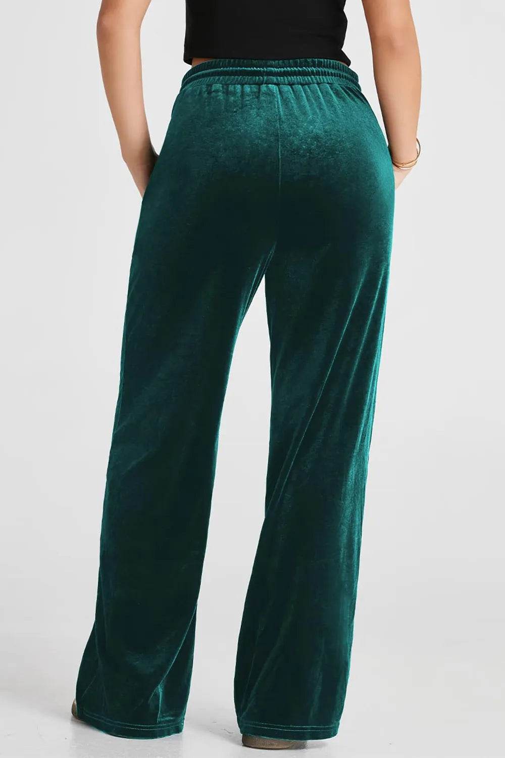 Drawstring Elastic Waist Straight Leg Pants Trendsi 7a54f97f-2c70-4122-afac-5667027b06d4-Max