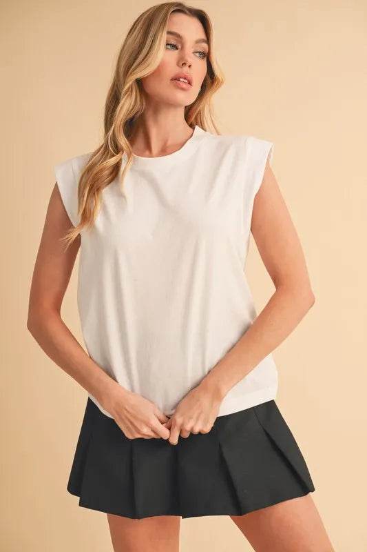 Aemi+Co Solid Color Round Neck Tank WHITE Trendsi 7a5dbb33ae914396b77d8e55b0a62d49-Max-Origin