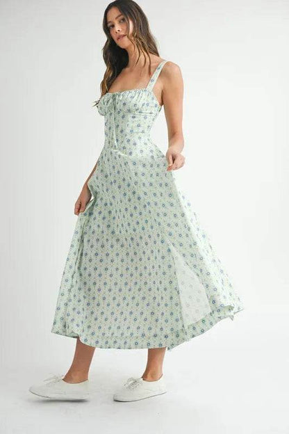 MABLE Floral Print Bustier Back Lace Up Midi Dress Trendsi 7a5f2766a52f4b4da3e6cf226264d9dc-Max-Origin