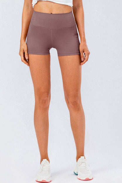 Slim Fit Wide Waistband Sports Shorts Moonlit Mauve Trendsi 7ab38a6a31c24adeb37a09416ecc4fdb-Max
