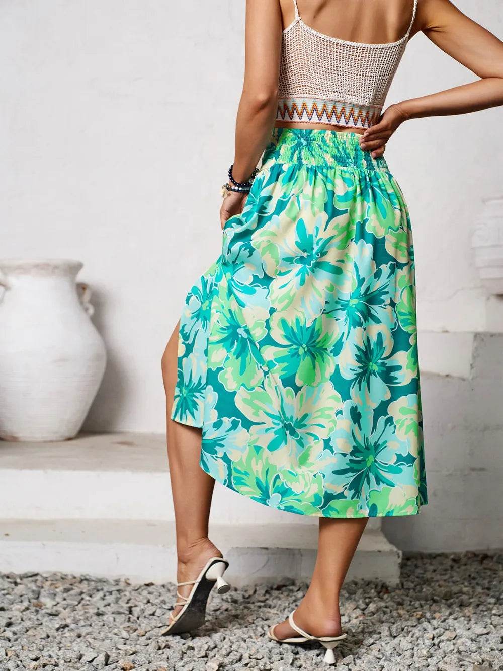 Slit Printed Midi Skirt Trendsi 7ad9bd3d-ca15-4f71-bf40-ac735ca92a93-Max