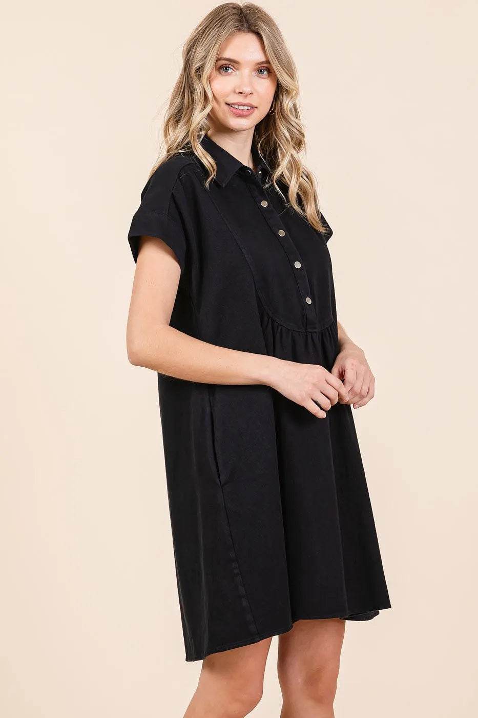 Mittoshop Twill Short Sleeve Collared Mini Dress Trendsi 7b285b4a6f2b4da391768c34b33f4412-Max-Origin