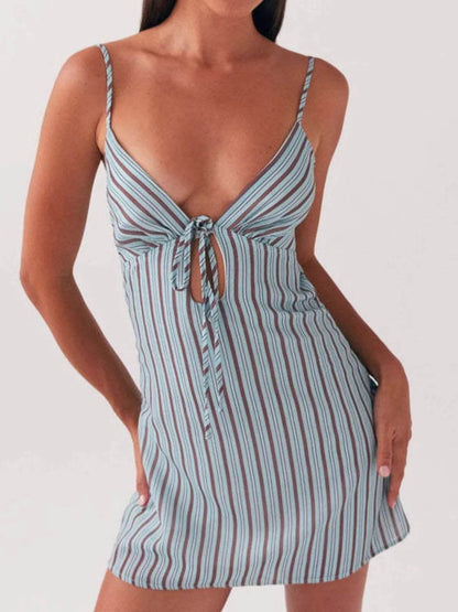 Tie-Front Mini Cami Dress Blue Stripes Trendsi 7b796c1a-0430-49f9-9a8d-f04451d147d1-Max-Origin