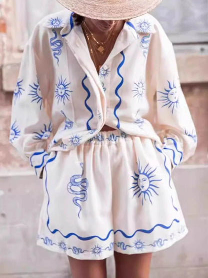 Printed Button Up Shirt and Shorts Set White Trendsi 7b99efe3-b908-462c-b62c-0e0f71d14425-Max-Origin