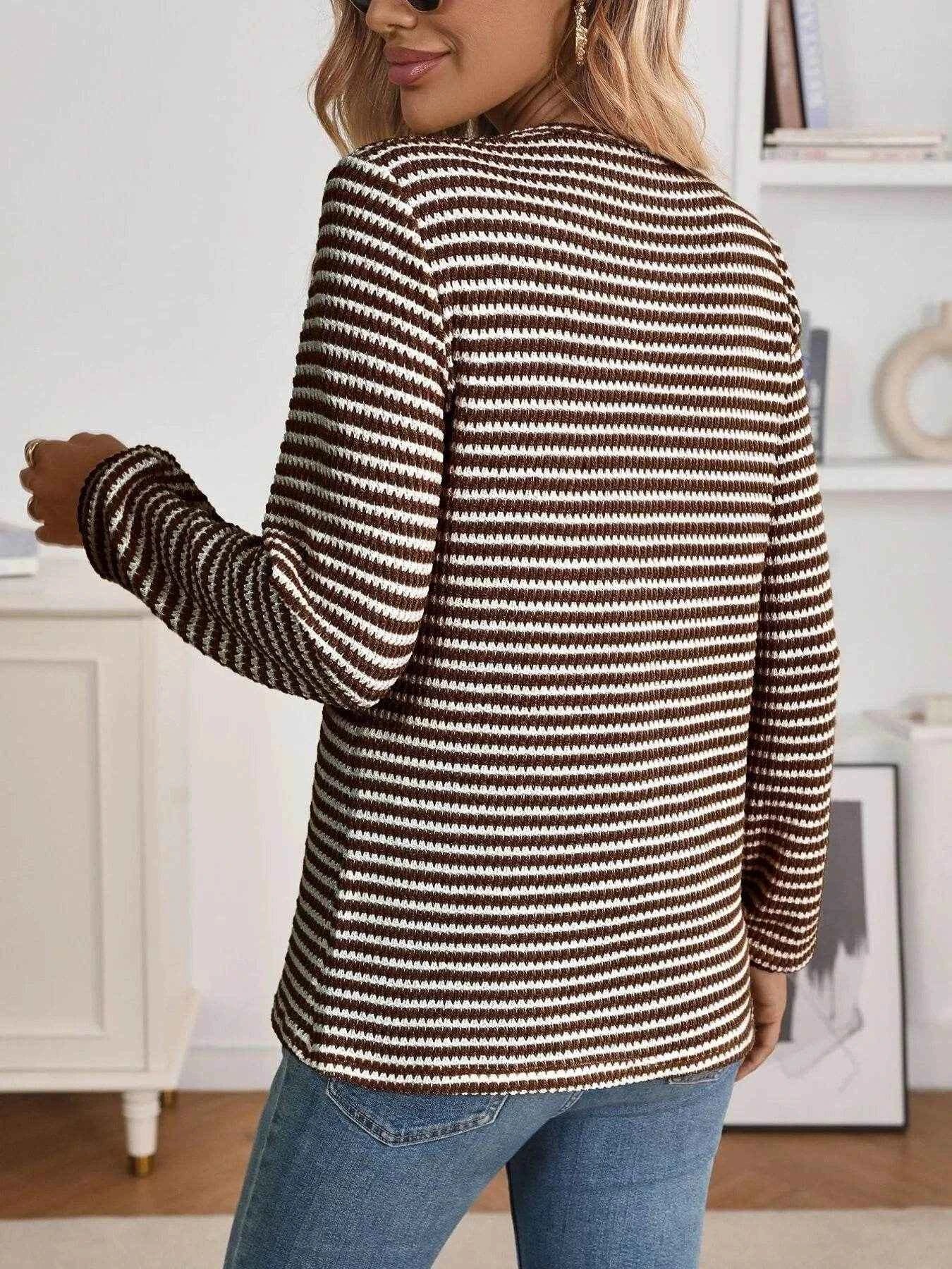 Striped Button Detail Long Sleeve Top Trendsi 7bcb167fe75e4b3e97f70b7caf2aa06c-Max-Origin