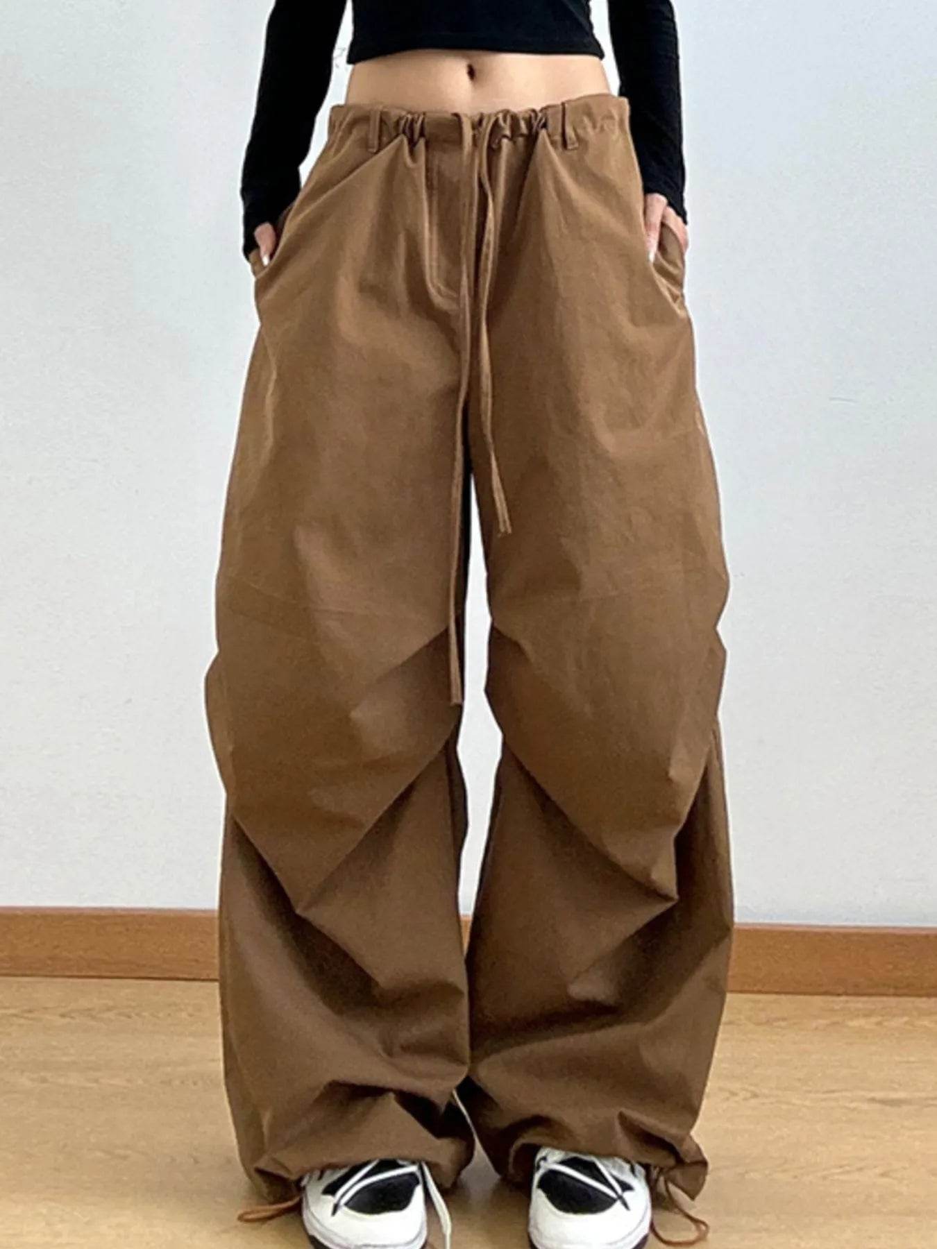 Wide Leg Casual Drawstring Pants Trendsi 7cee4480-0432-4546-a772-7c4a039d22fa-Max-Origin