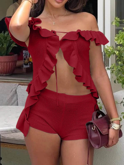 Off-Shoulder Ruffle Top and Shorts Sweater Set Trendsi 7d73e073-7ef9-43e8-a4c9-ecd10343ded0-Max-Origin