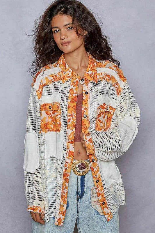 POL Floral Print Crochet Button Up Shirt Tangerine Trendsi 7d92e081-5bde-4c75-a75f-6adb4c7ecff2-Max-Origin