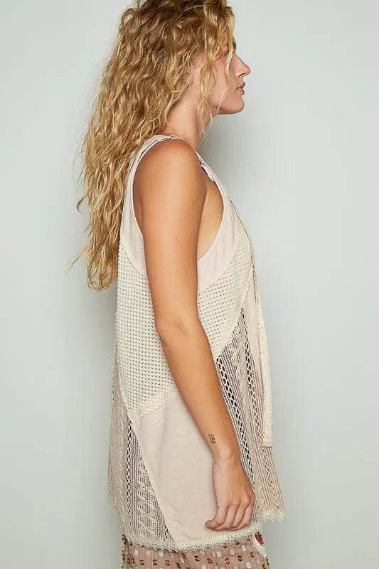 POL Lace Up Crochet Lace Tank Trendsi 7d944103-e5c7-49ca-8418-2f863748edd2-Max