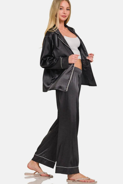 Zenana Satin Long Sleeve Shirt and Pants Pajama Set Trendsi 7d946e61-91bc-4d2c-97af-eacf384e4537-Max