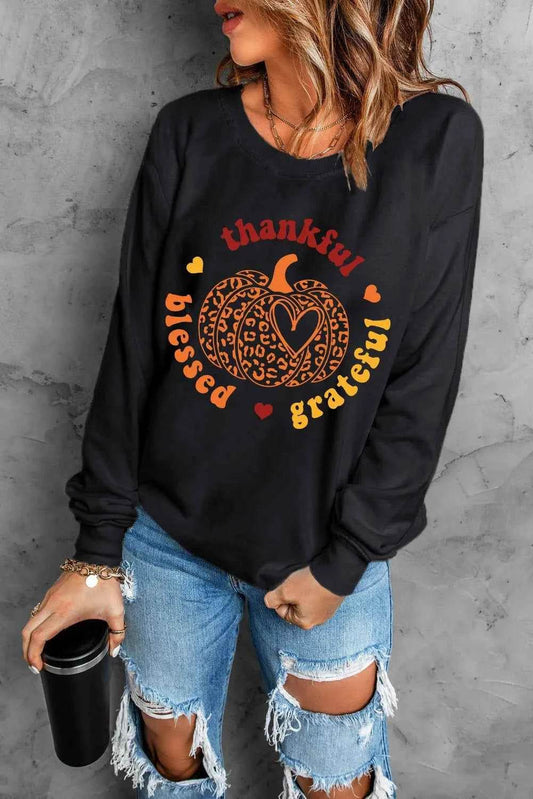 Pumpkin Graphic Long Sleeve Sweatshirt Trendsi 7dabeb78-0046-421e-92fe-efb2a807e203-Max