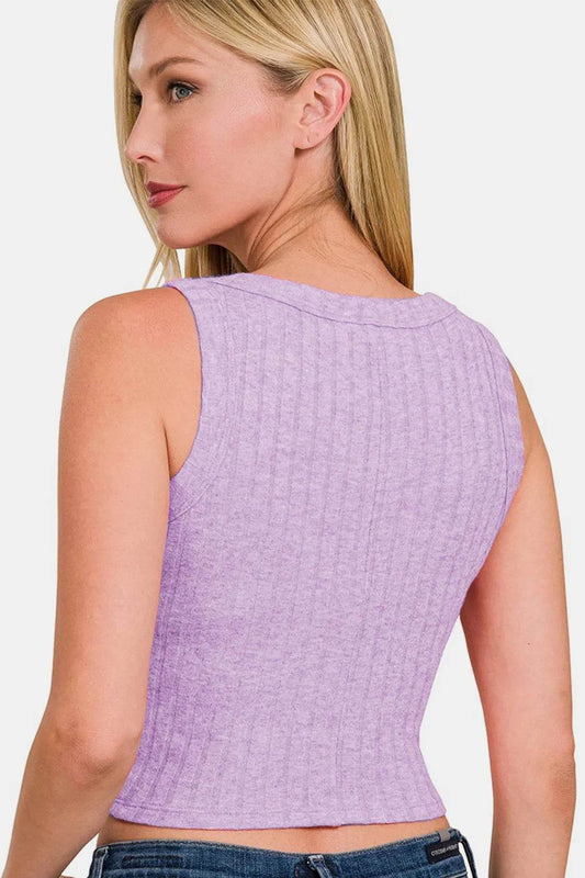 Zenana Ribbed Cropped Tank Trendsi 7e100bb1-9aee-468a-bff6-7a3cd37552fc-Max