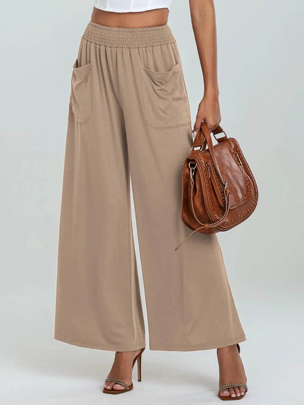 Pocketed Elastic Waist Wide Leg Pants Trendsi 7e27b68f-4a01-4420-bff2-5c7075e7ebe2-Max