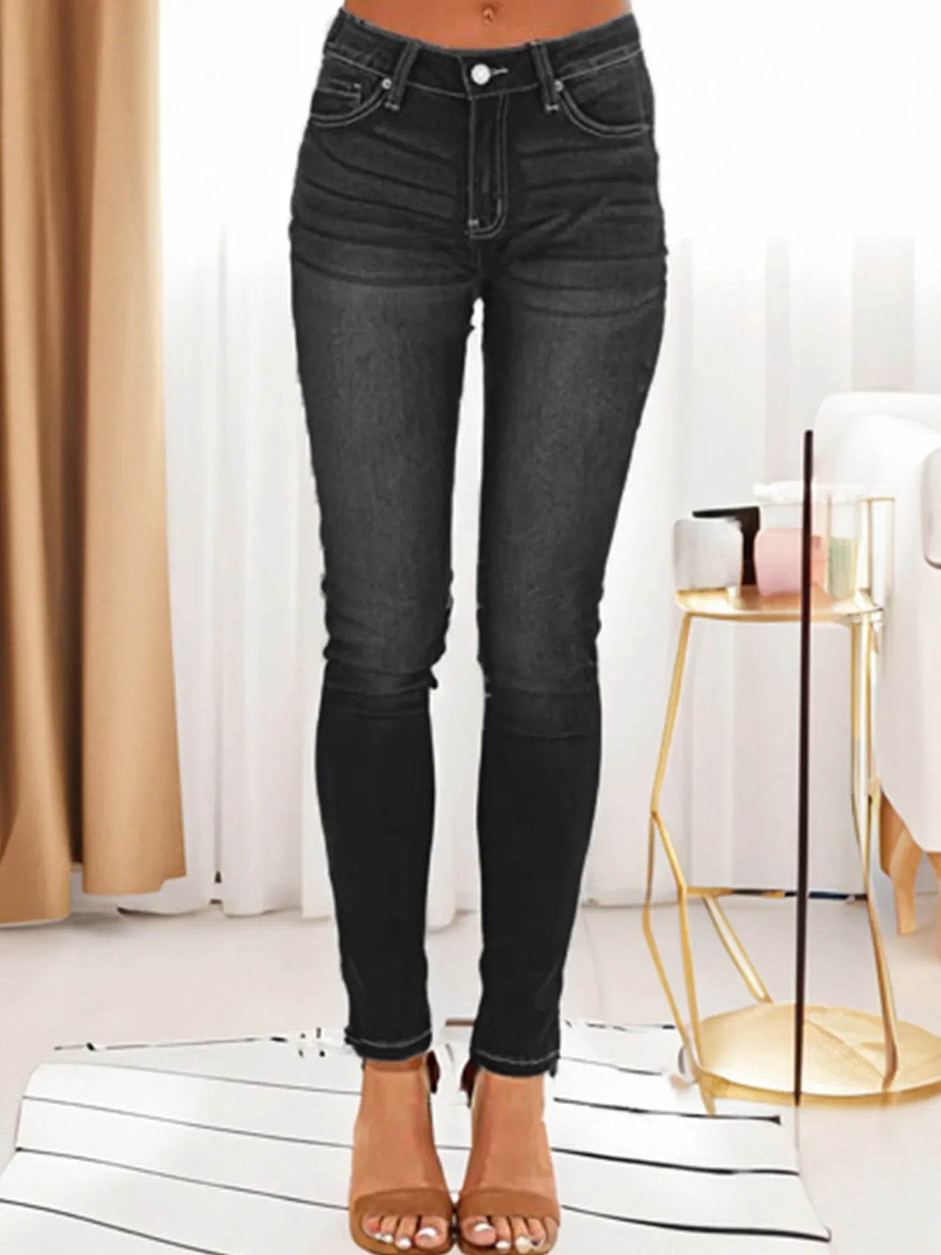 Skinny Fit Washed Jeans Black Trendsi 7e90ad9ef71849b0affdf6805c116415-Max-Origin
